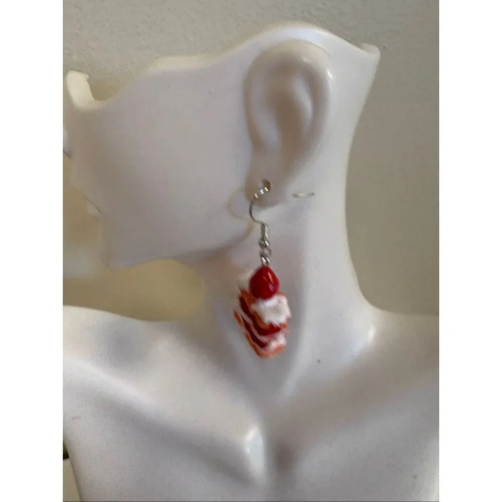 Strawberry dessert Earrings